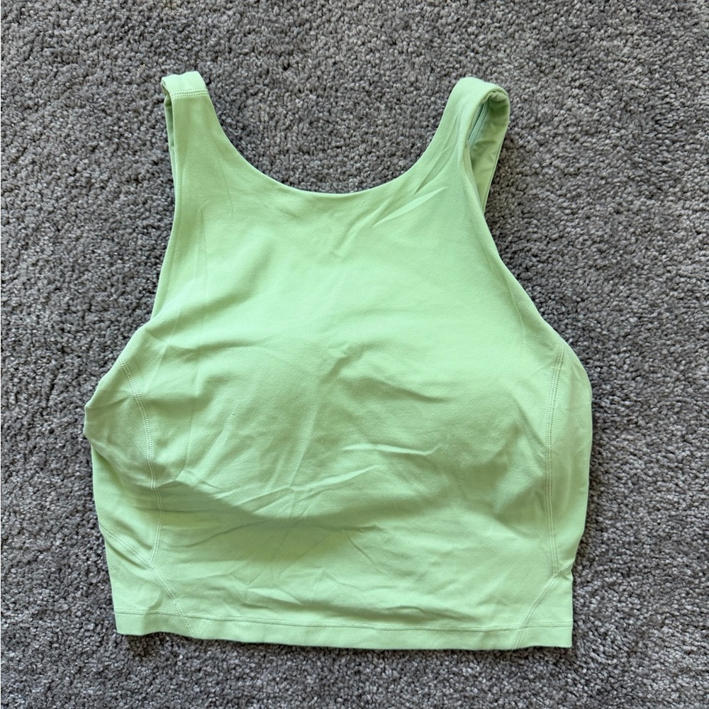 lululemon athletica Green Crop Top
